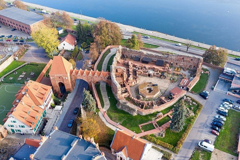 The Ruins of the Teutonic Castle, Poland
